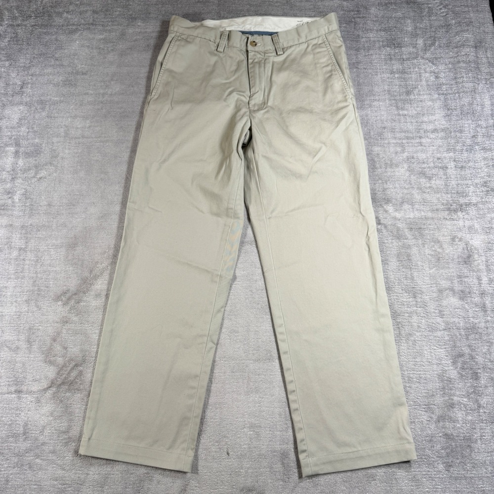 Polo Ralph Lauren Pants Men 31x30 Tan Chinos Classic Fit Cotton Twill Khaki Golf